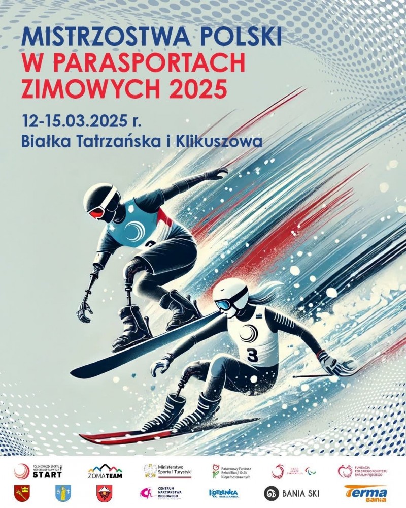 Mistrzostwa Polski w Parasportach Zimowych 13-15.03.2025r. - Zapowiedź