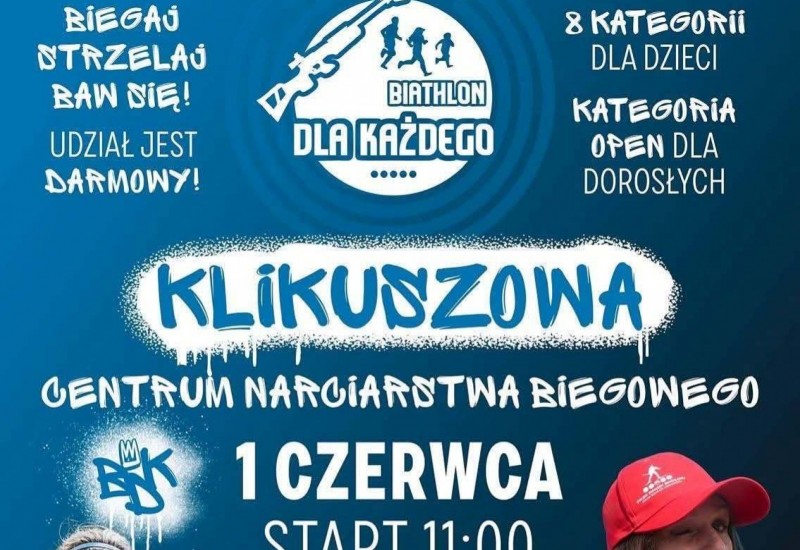 Dzień Dziecka świętuj aktywnie - Biathlon dla Każdego już 01 czerwca na CNB Klikuszowa