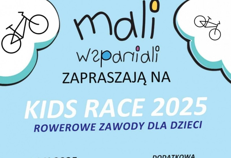 KIDS RACE 2025 rowerowe zawody dla dzieci - 11.10.2025 - zapowiedź
