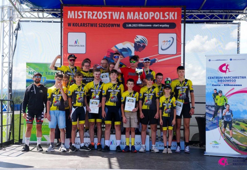 Mistrzostwa Małopolski w kolarstwie szosowym o Puchar Wójta Gminy Nowy Targ - relacja